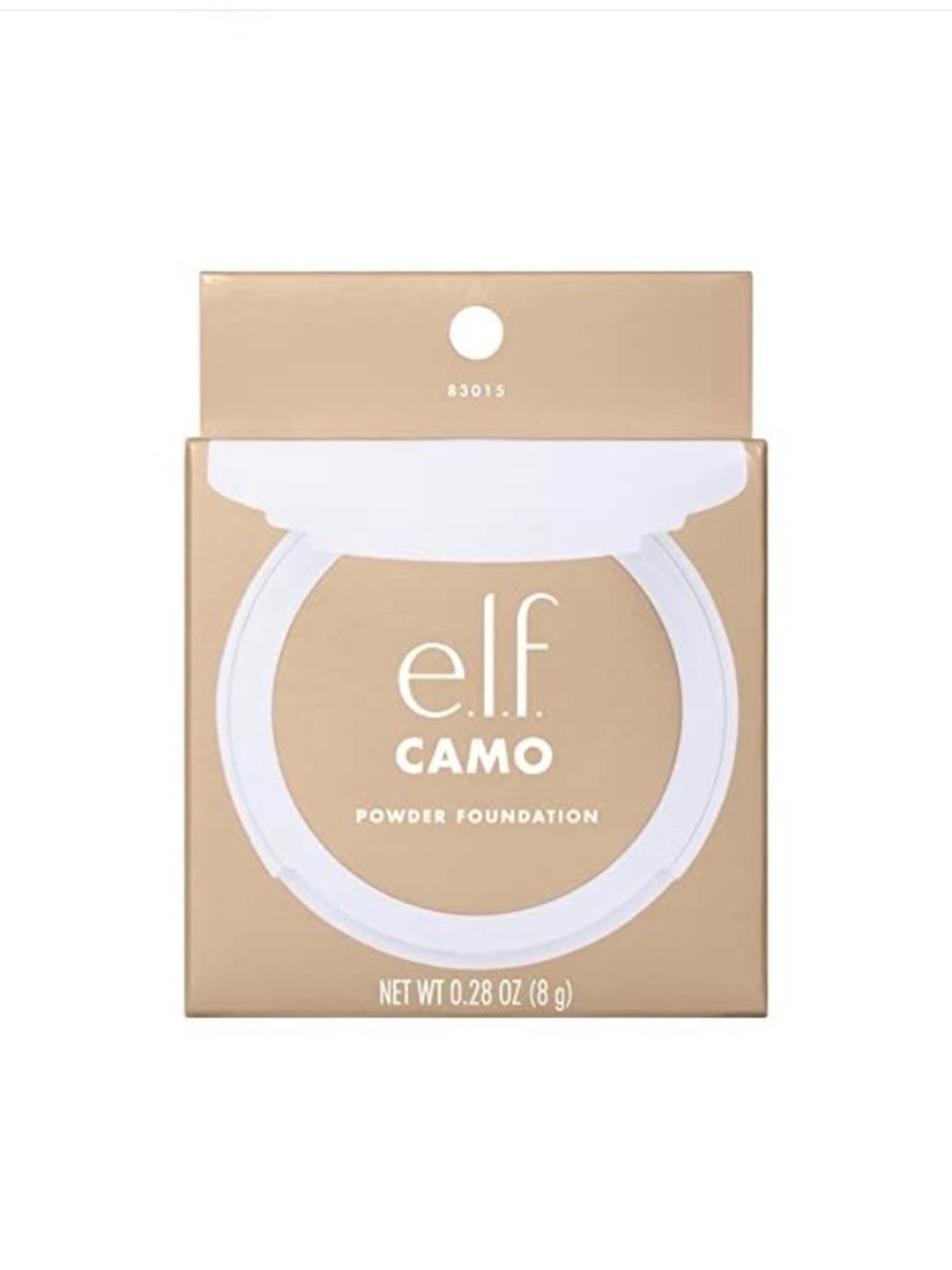 e.l.f. Camo Powder Foundation Semi-Matte Finish Buildable Light 280 N
